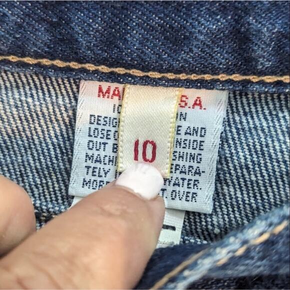 CLEARANCE Calvin Klein Vintage High Rise Dark Wash Ladies Jeans 10 - Picture 8 of 12